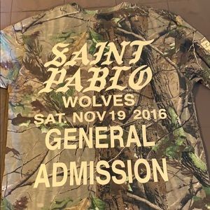 SAINT PABLO TOUR. KANYE WEST. 2016. CAMO.